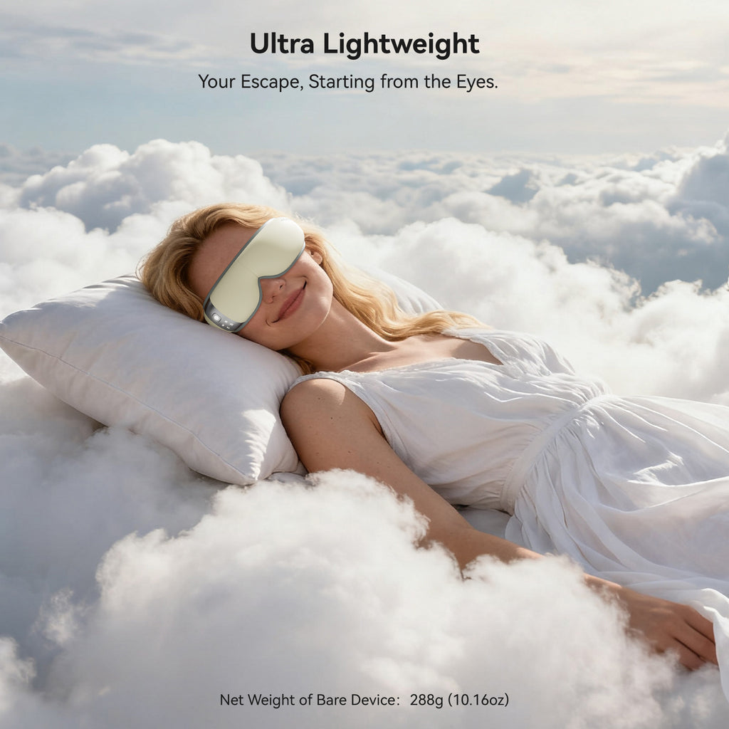 Eye Massager with Heat and Cooling Gifts for Women Mom Smart Sleep Mask for Dry Eyes Relax, Reduce Strain for Men Dad Her Him